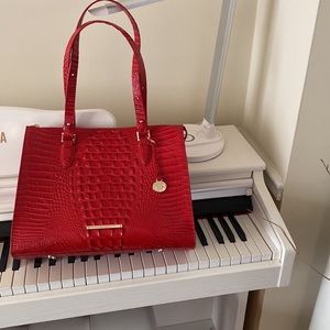 Brahmin Melbourne embossed leather medium tote